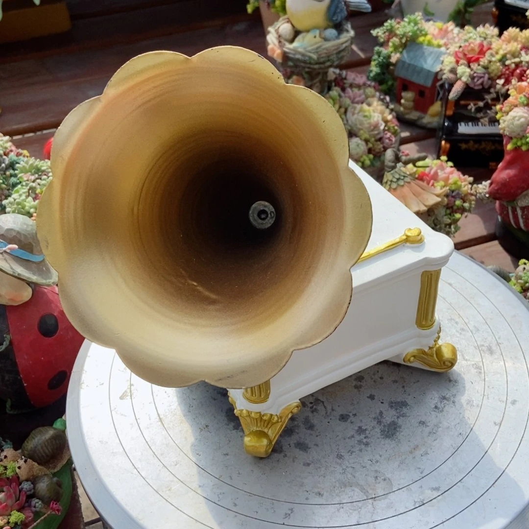 留声机花盆好看的