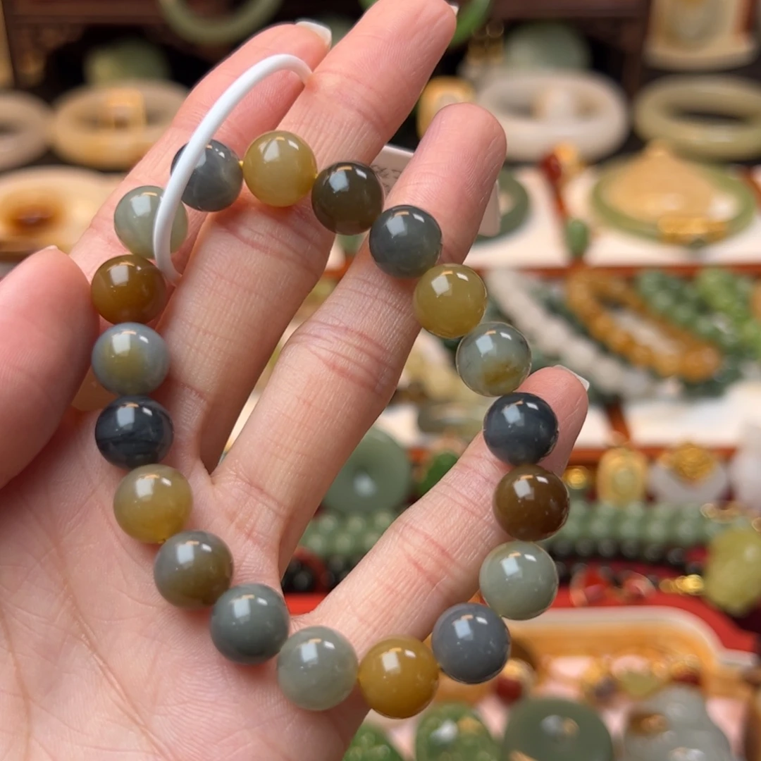 和田玉手串未镶嵌