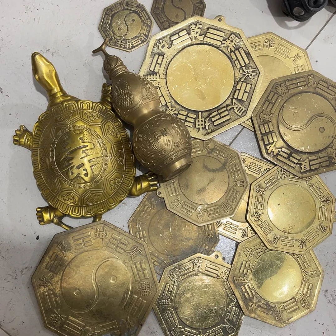 玄***竹闪电购铜摆件工艺品