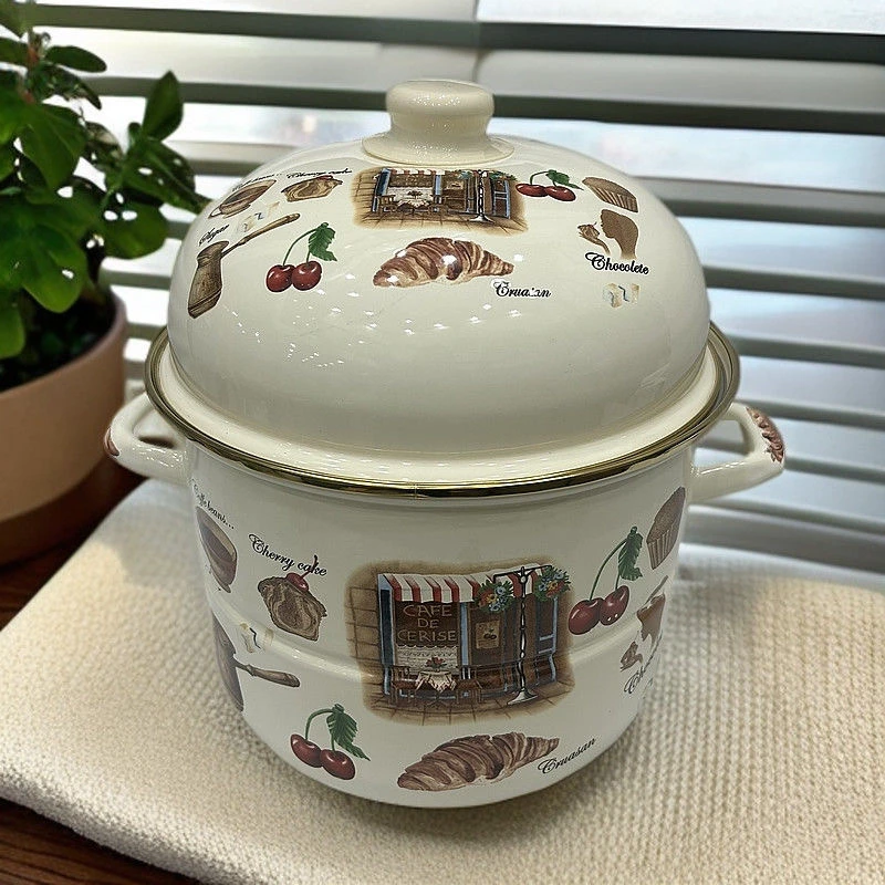 面包花26CM加厚蒸锅