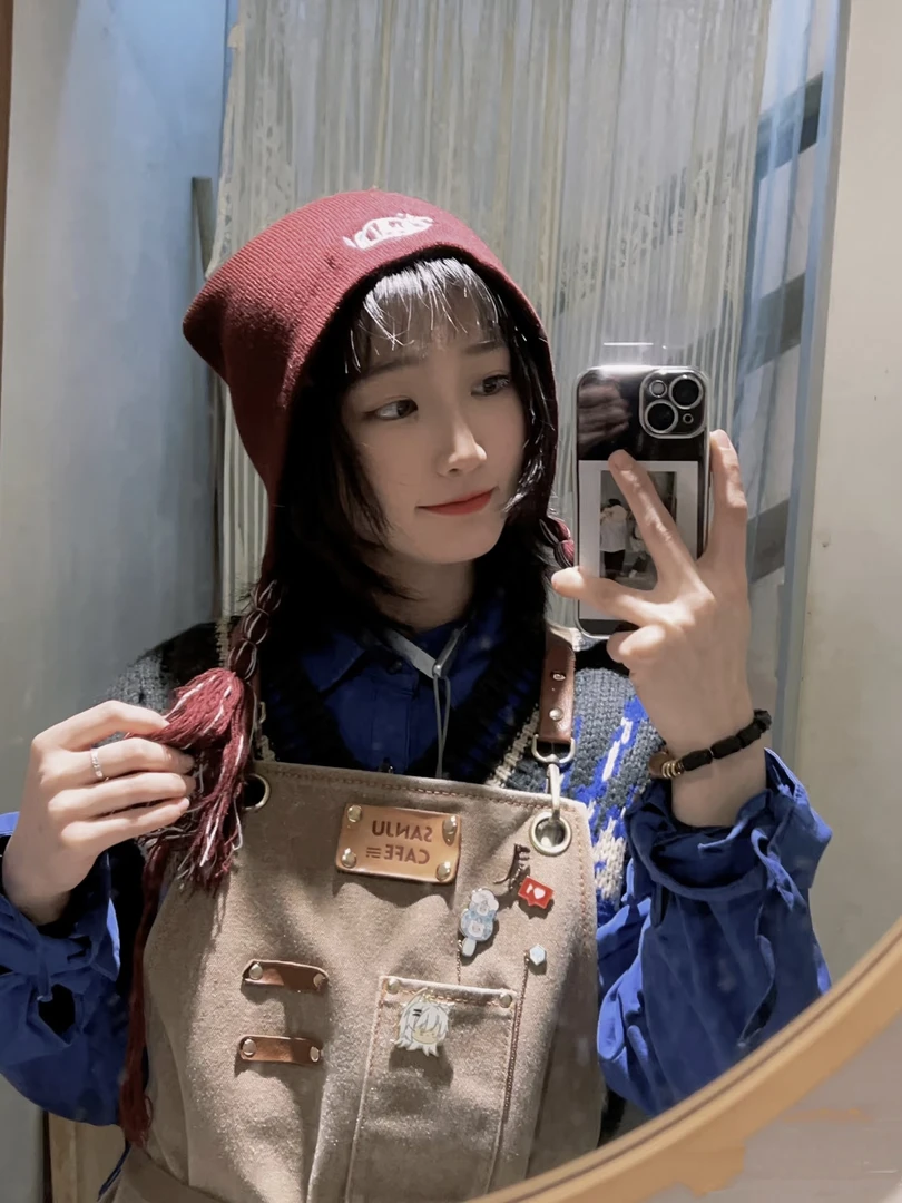 高级帆布围裙女士定制LOGO印字咖啡厅烘培美甲专业工作服