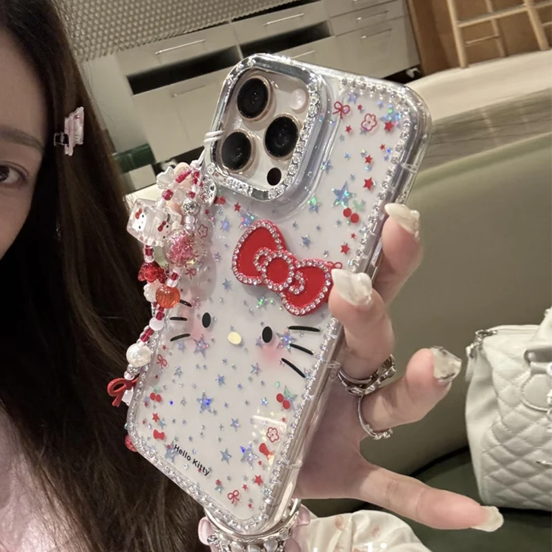 闪钻星星猫咪表情适用苹果13promax手机壳iPhone14/15/16新款1211