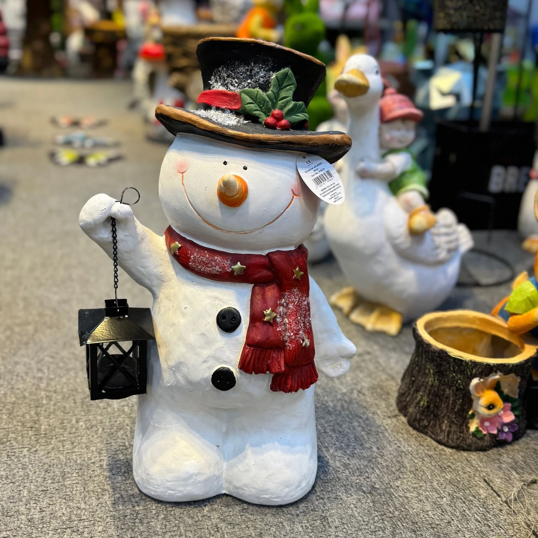 新品圣诞老人树脂工艺品摆件礼品礼物创意家居装饰雪人