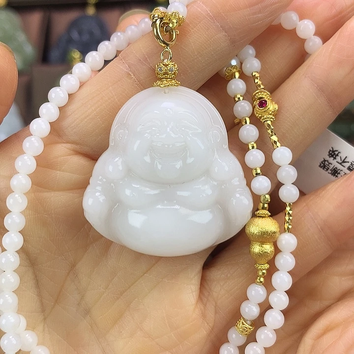 颈饰未镶嵌和田玉