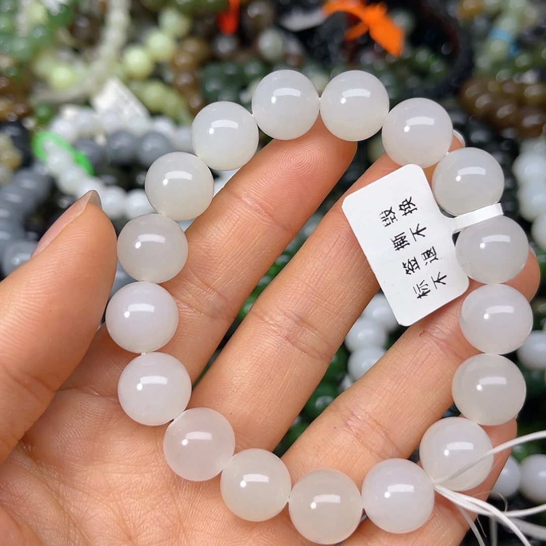 和田玉未镶嵌手链