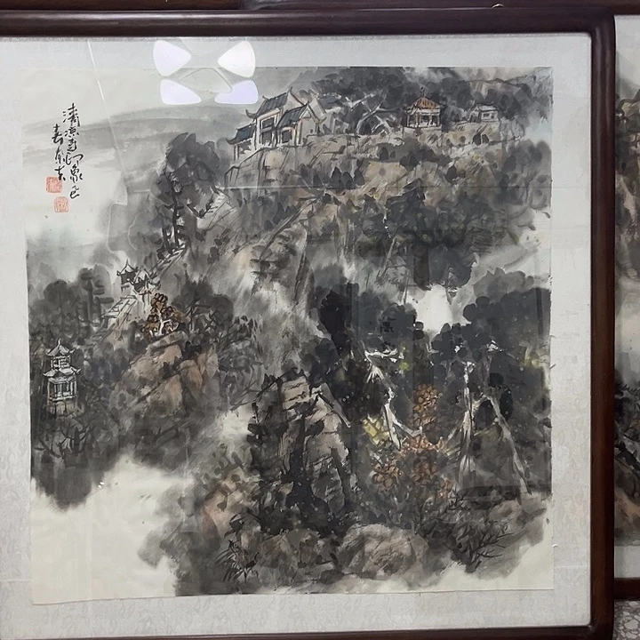 书法老爷子国画作品