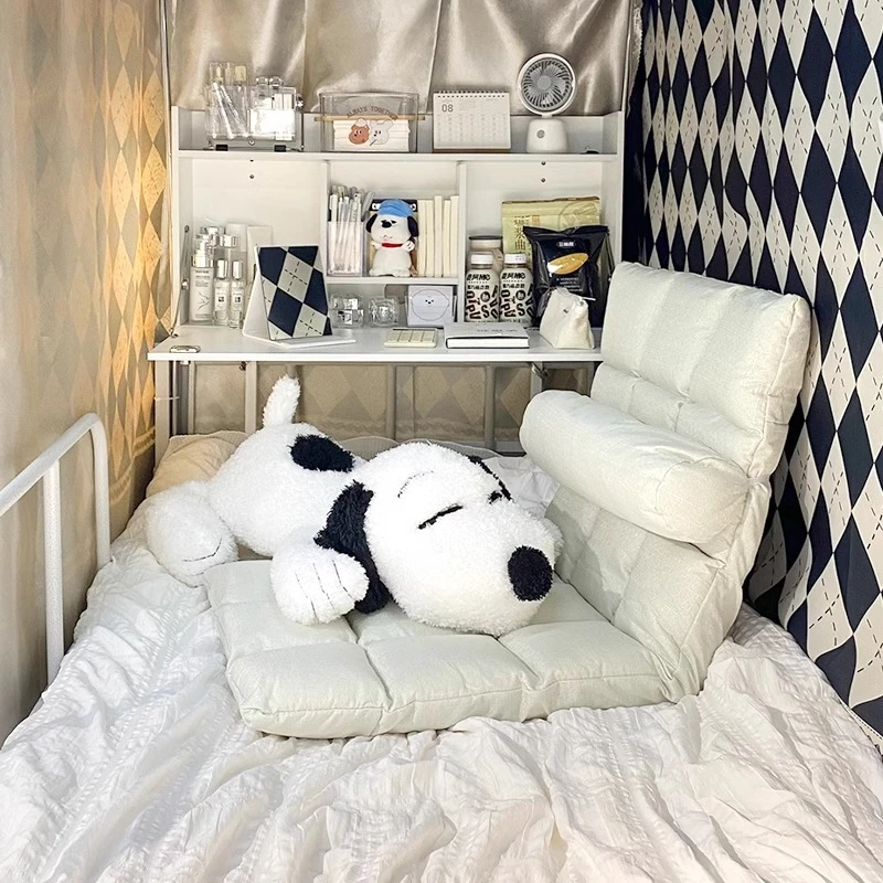 懒人沙发日式单人沙发椅床上靠背椅宿舍椅子可折叠电脑躺椅