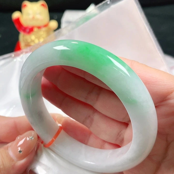 未镶嵌手镯翡翠编号DH1214 正圈57