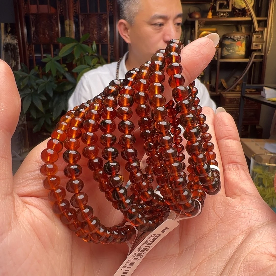 琥珀未镶嵌裸石抚顺琥珀10554六多样性发其一