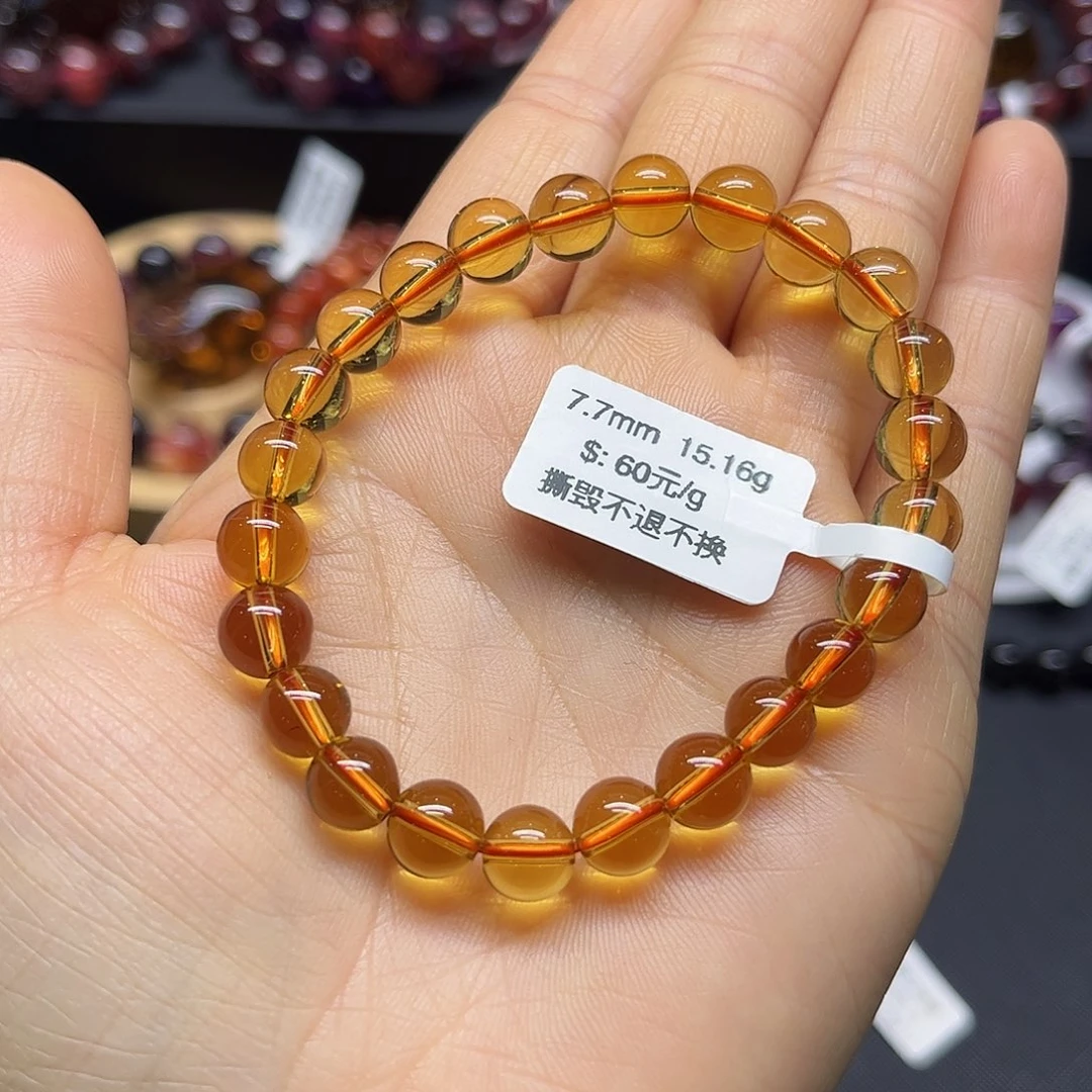 水晶手链未镶嵌天然水晶