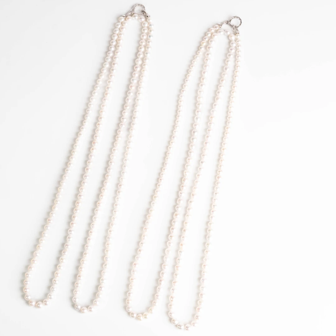 【大D】强光异形小水滴百变叠搭毛衣链/5-7MM（多样性发一）