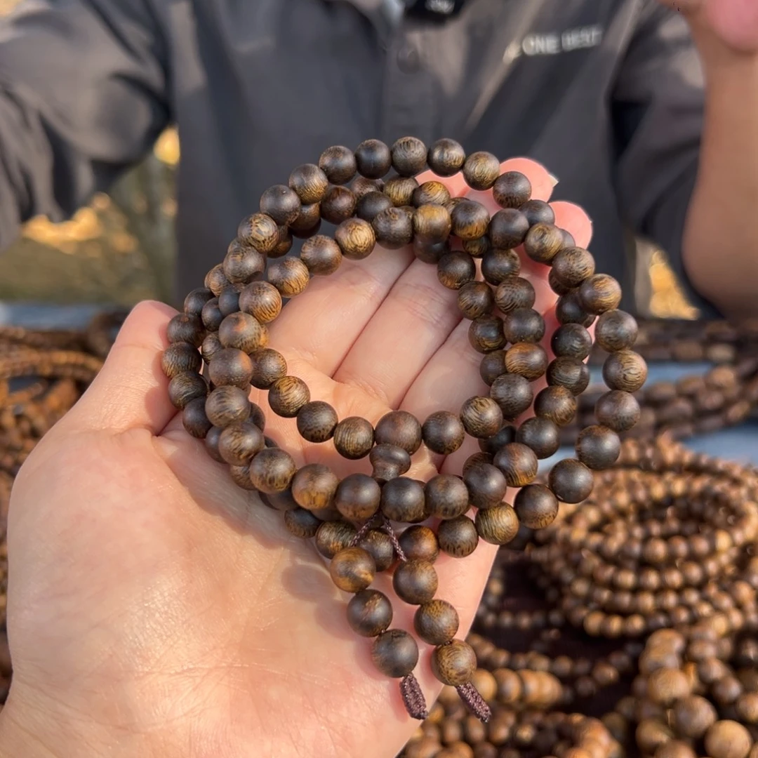 手串沉香卡8规格圆珠多圈 32克+ 99沉+