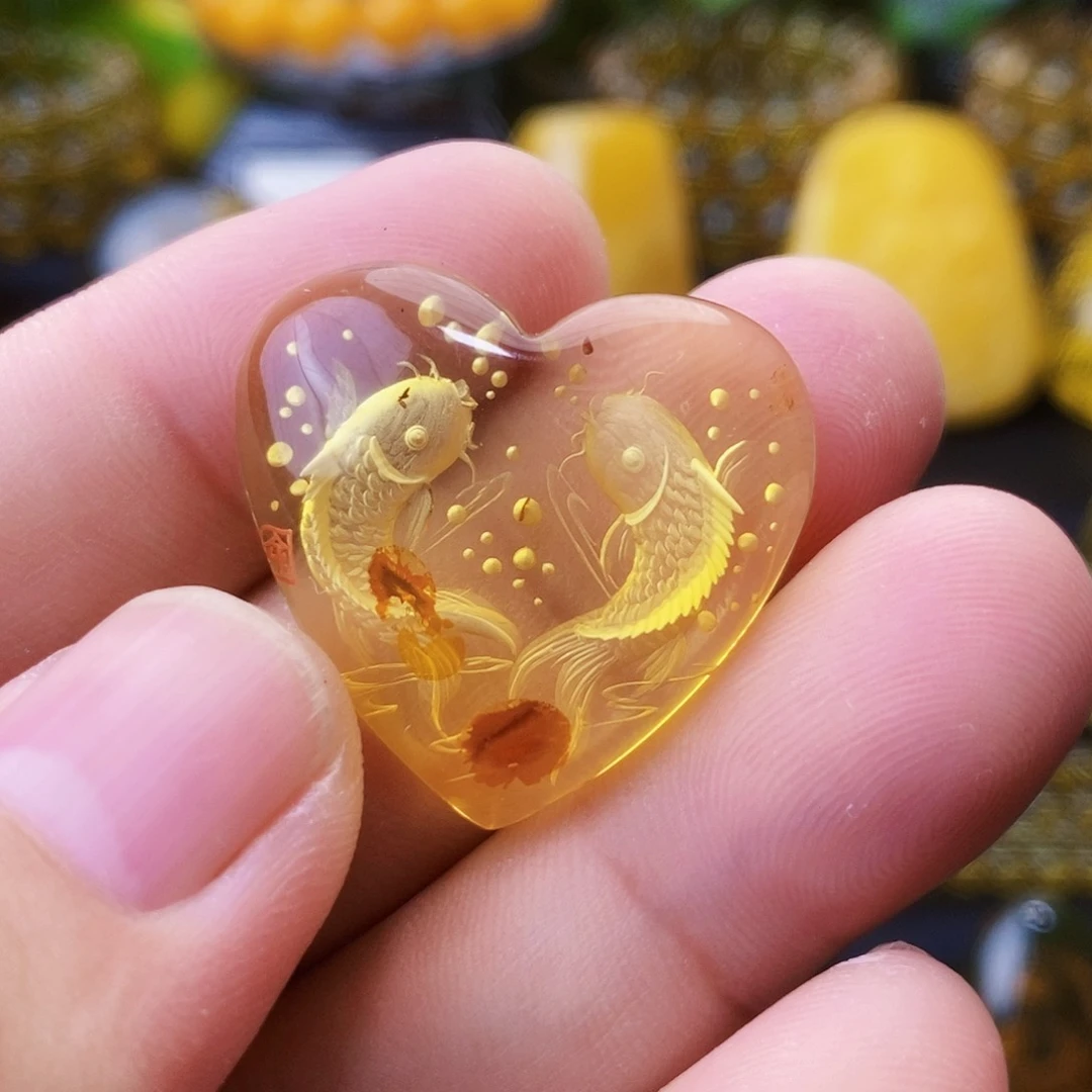 【闪购商品】未镶嵌吊坠(不含链)金珀