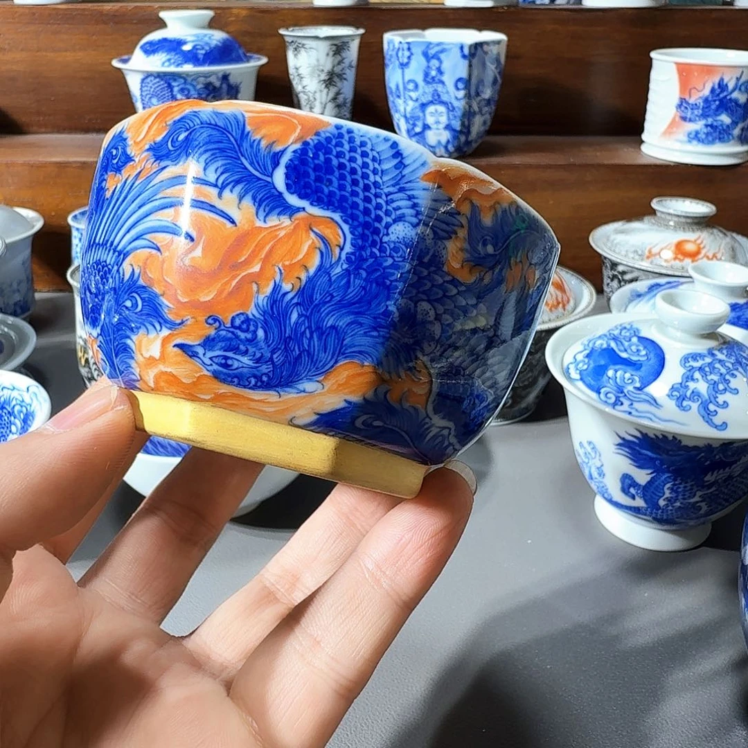 痞***爷泥塑主人杯手工手绘