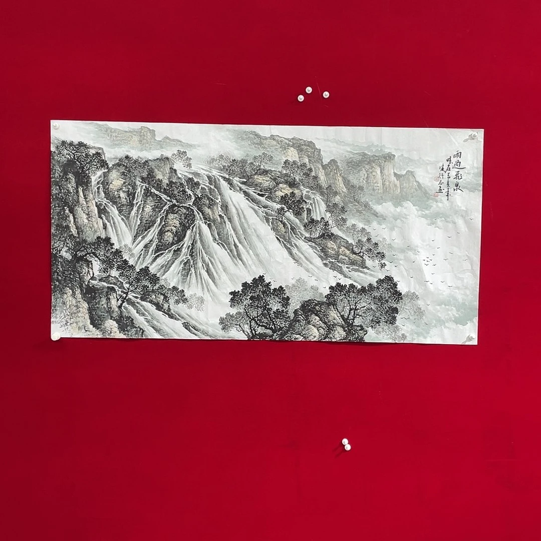 国画凌行志手绘作品