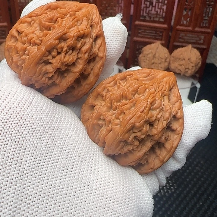 吊坠文玩核桃虎头王44