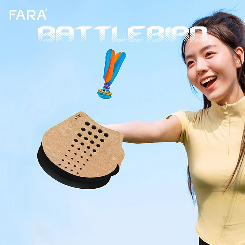 FARA活力手拍亲子互动游戏运动毽拍室内竞技羽毛球户外玩具板羽球
