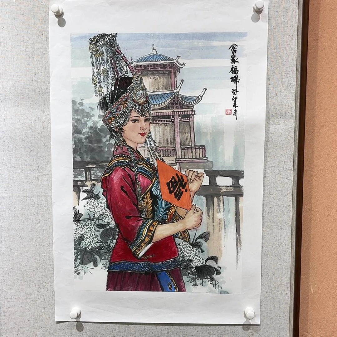 国画亲笔手绘原创