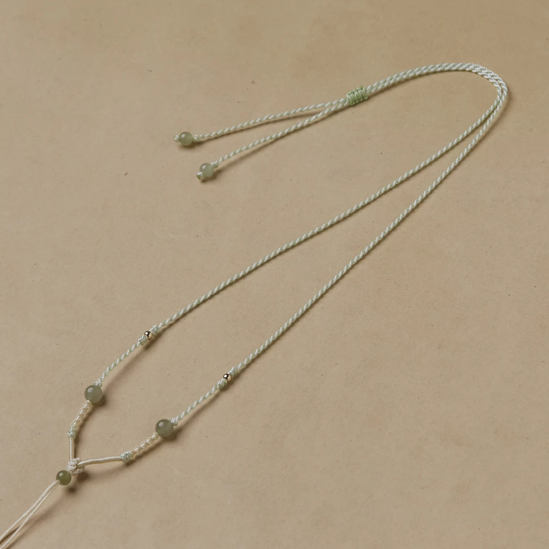 纯手工编织高端精工八股编项链绳精编毛衣链77