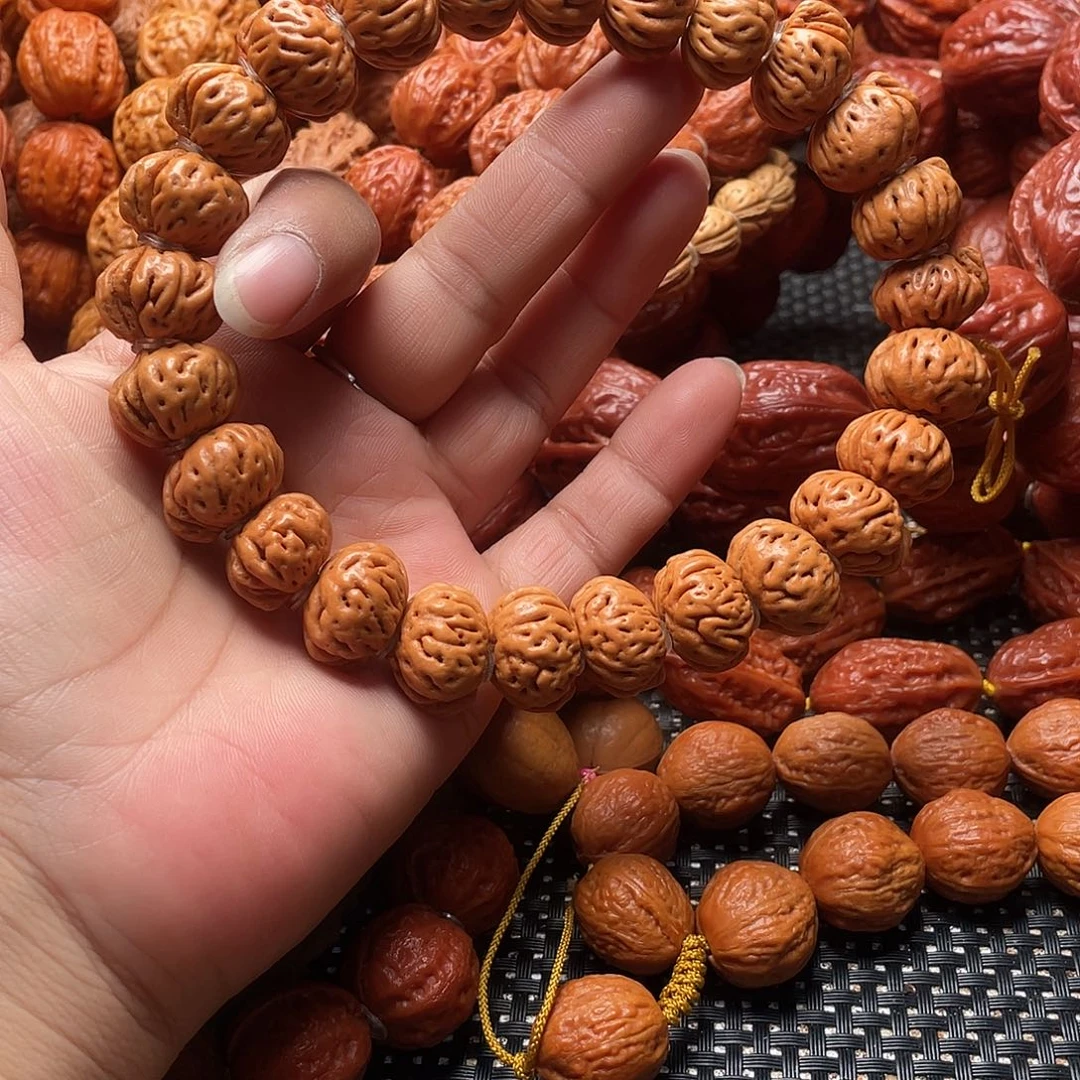 文玩核桃手串蟠桃核