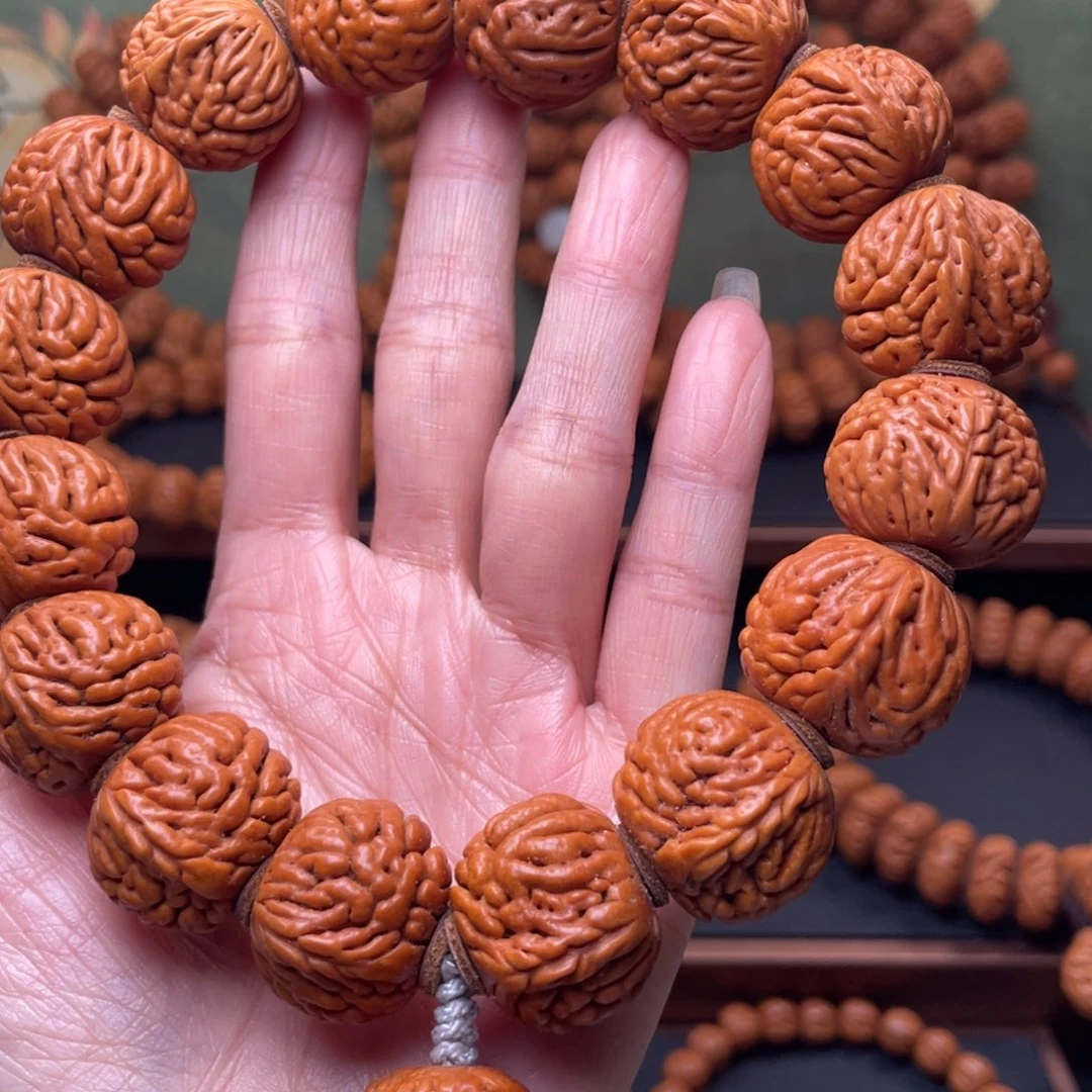 手串桃核21麒麟纹