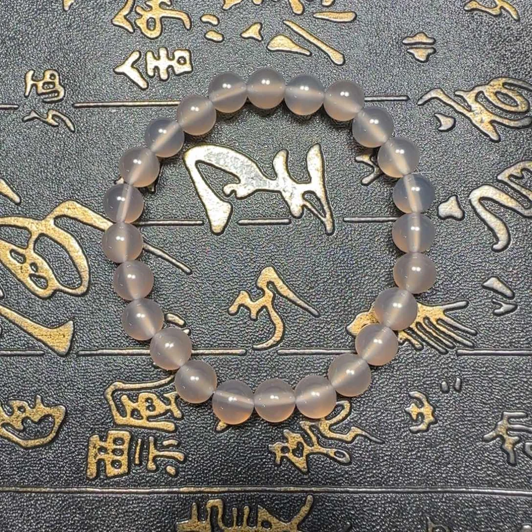 玛瑙/玉髓未镶嵌黑冰8➕