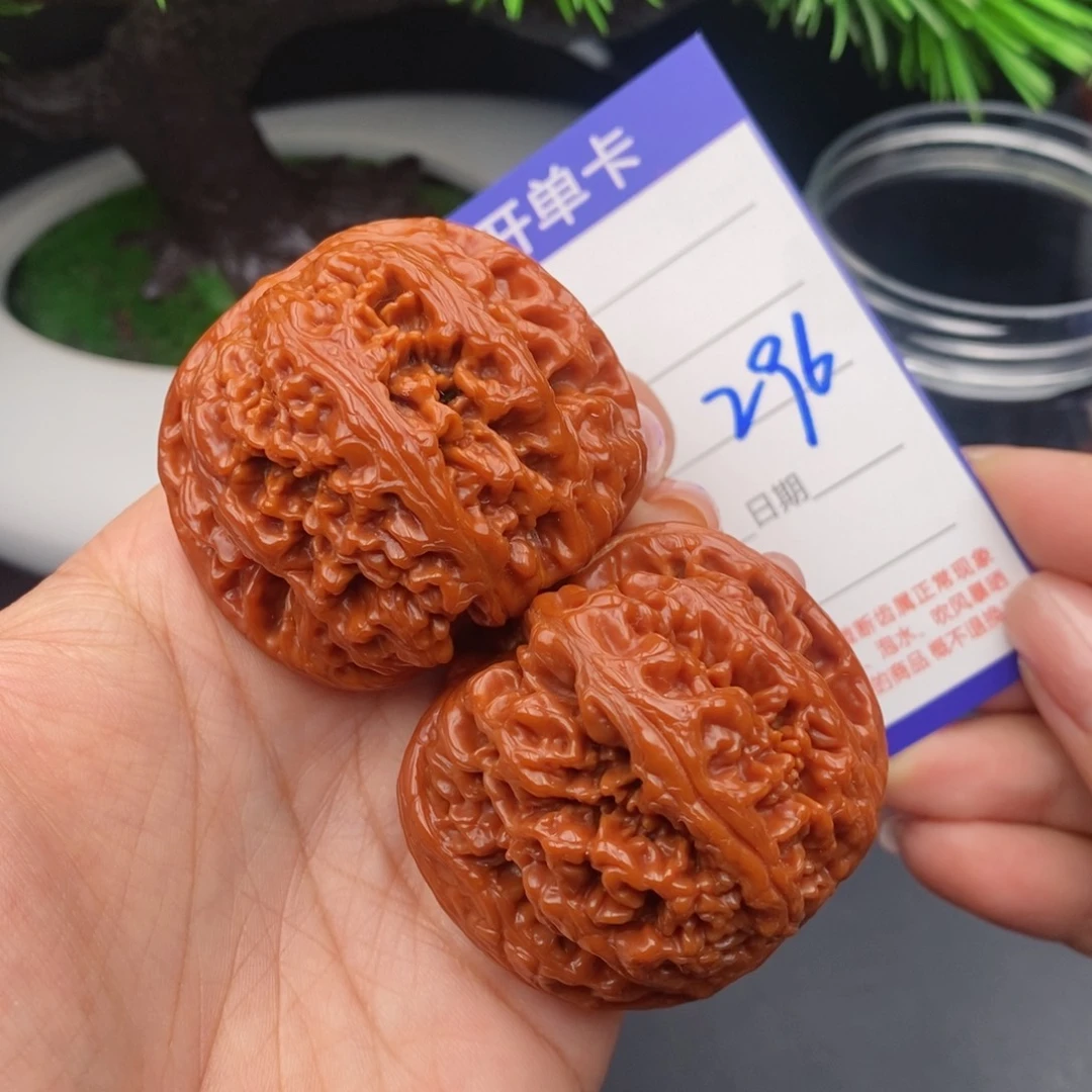 文玩核桃把件47粗筋296