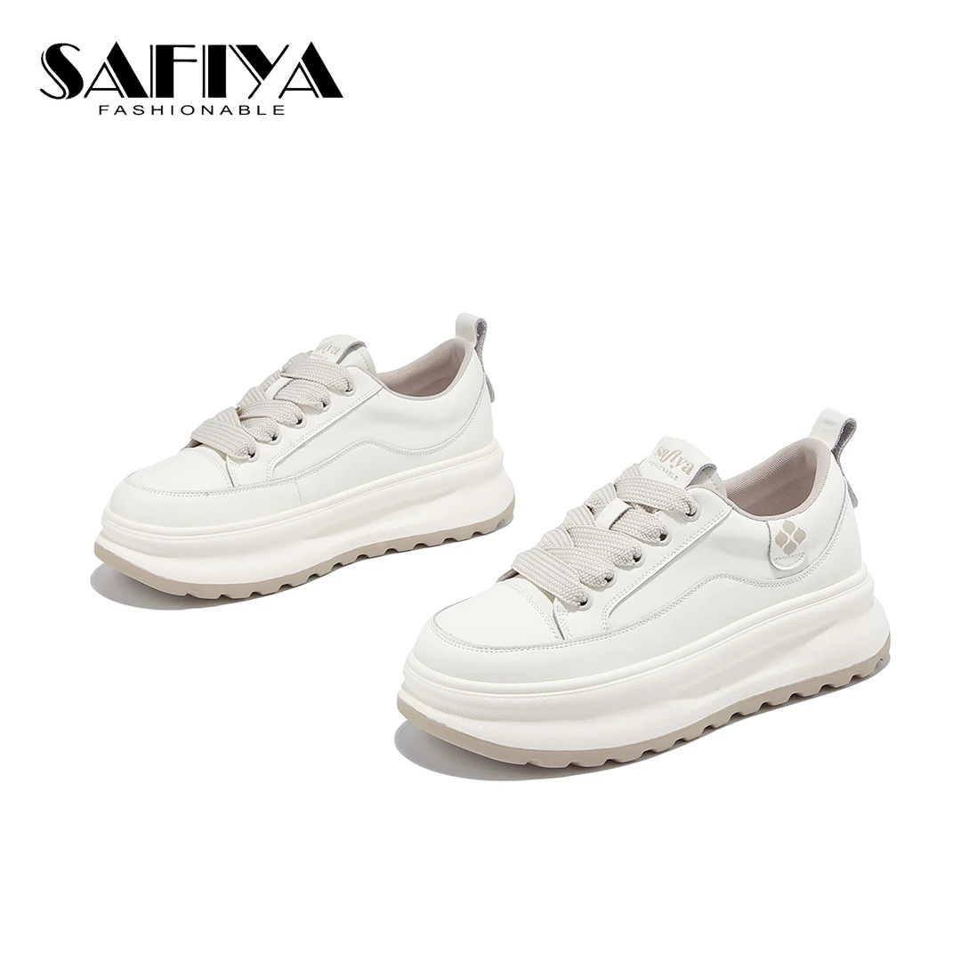 索菲娅Safiya2025春夏新款时尚休闲舒适轻便运动小白鞋SFD1111C67