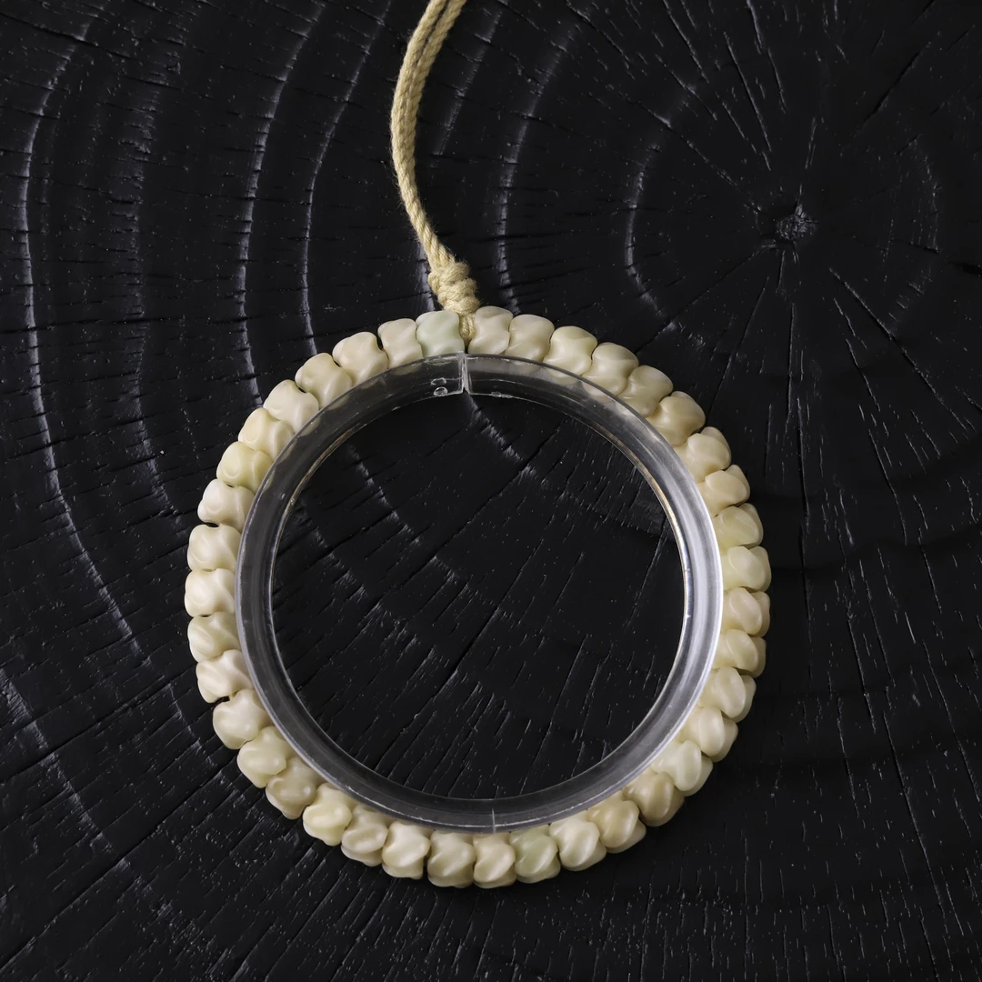 S8364-1【青花龙骨】玉化龙脊菩提文玩单圈手串