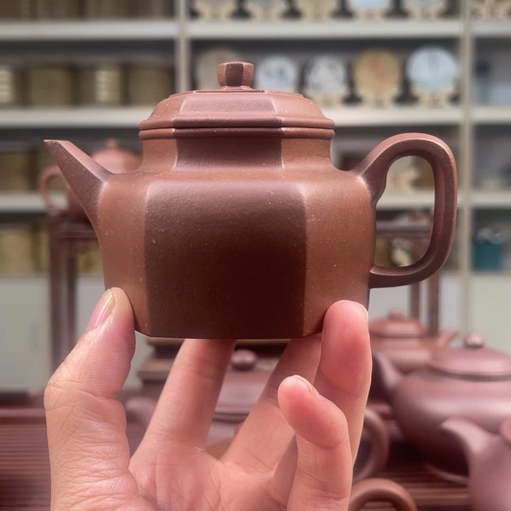 紫砂茶壶斑****睡底槽清德钟