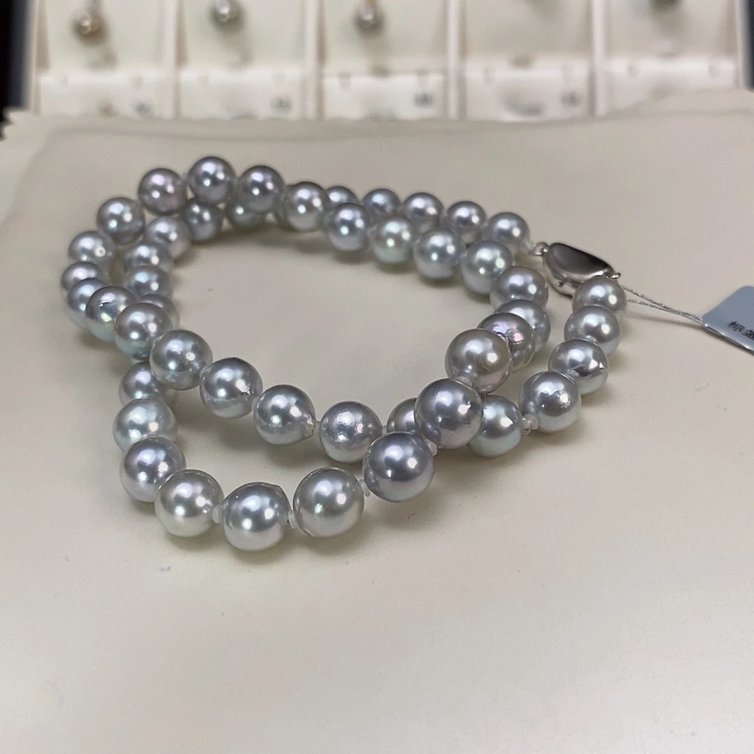 项链海水珍珠未镶嵌7-8