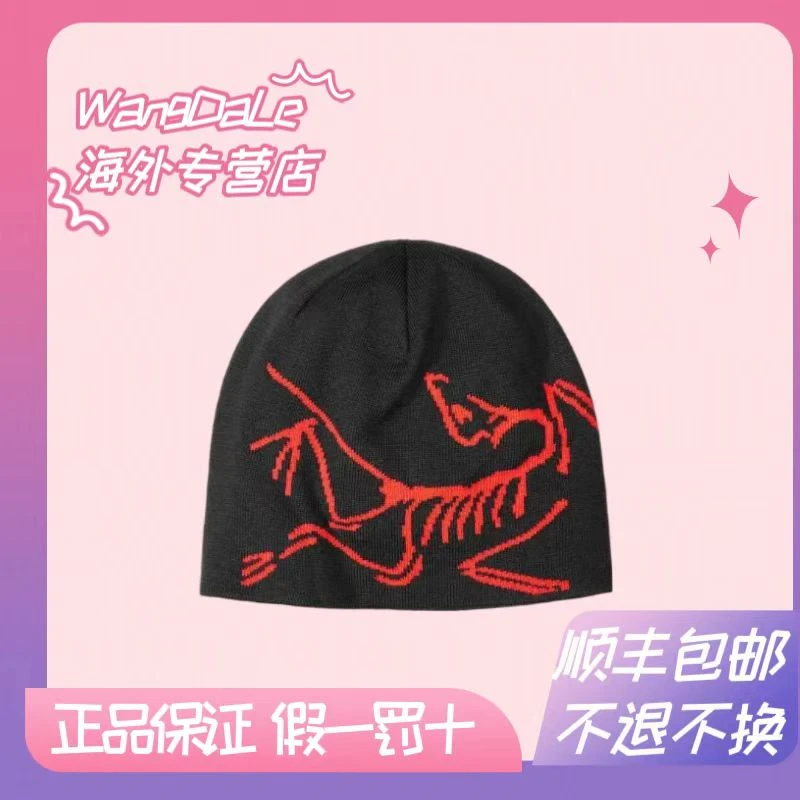 ARC'TERYX/始祖鸟 男女同款 Lightweight 大鸟标保暖针织帽