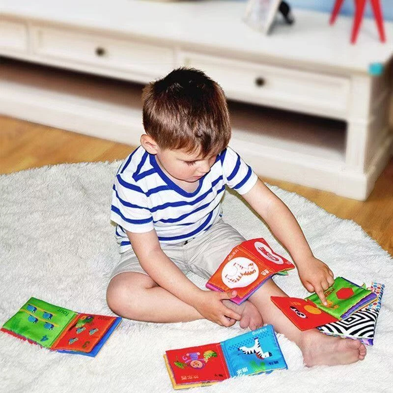 小布书适合0到3岁婴幼儿早教撕不烂布质玩具（微瑕）