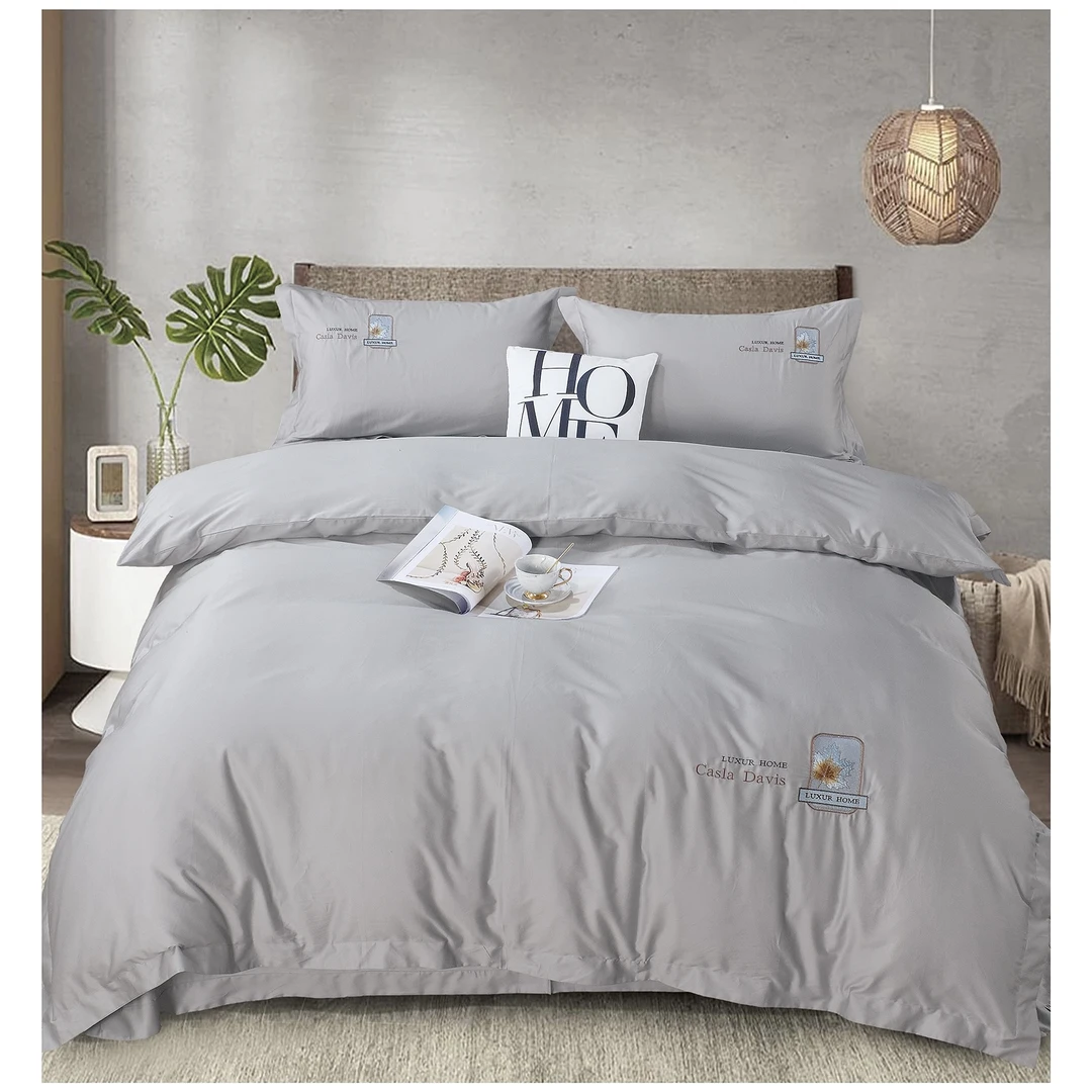 翠娥姐精选 轻奢长绒棉刺绣四件套