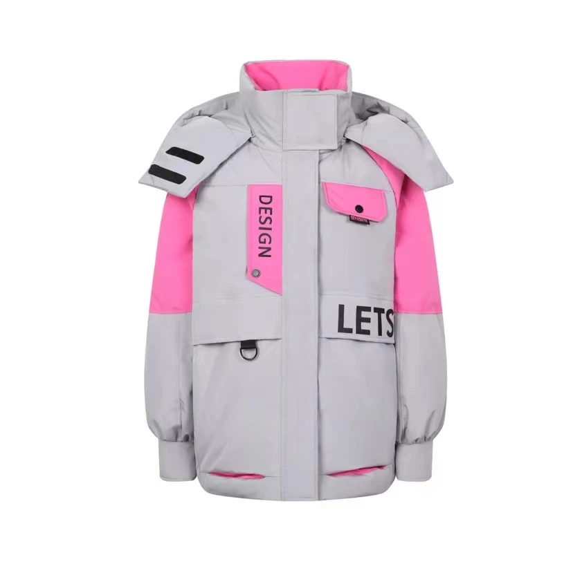 【井施】 606 时尚百搭宽松外套羽绒服