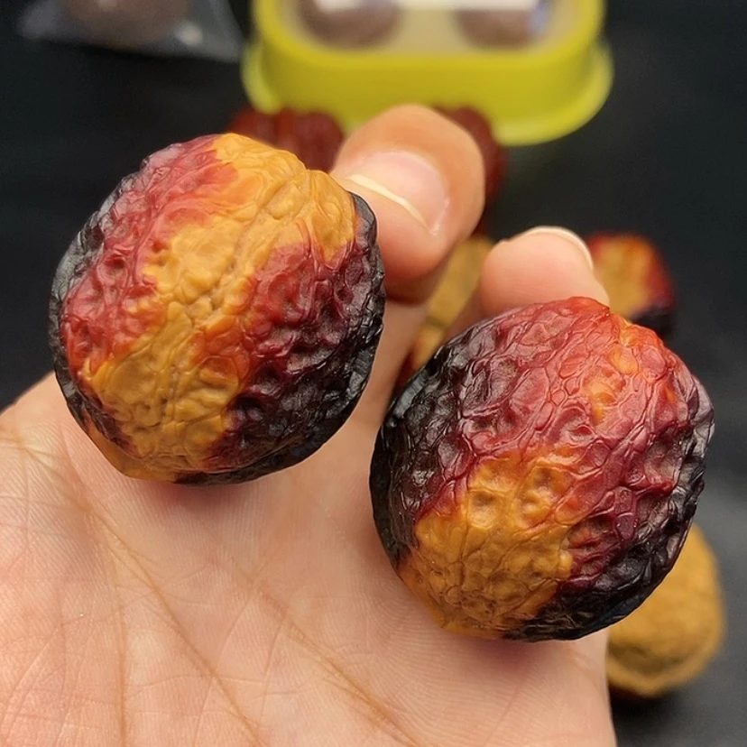 【闪购商品】把件文玩核桃36尺蛇皮元宝