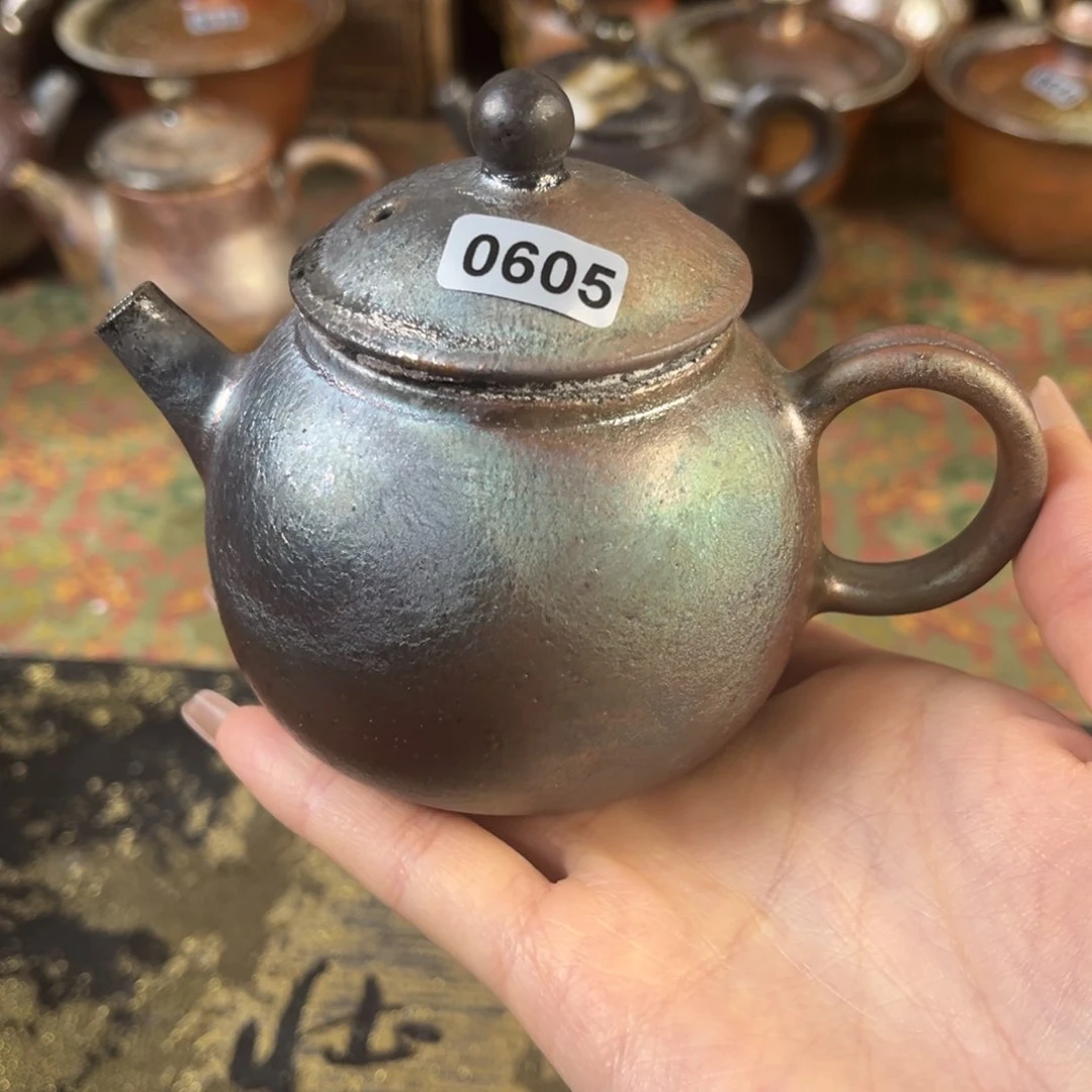 杯?***葭柴烧茶器铁胎壶