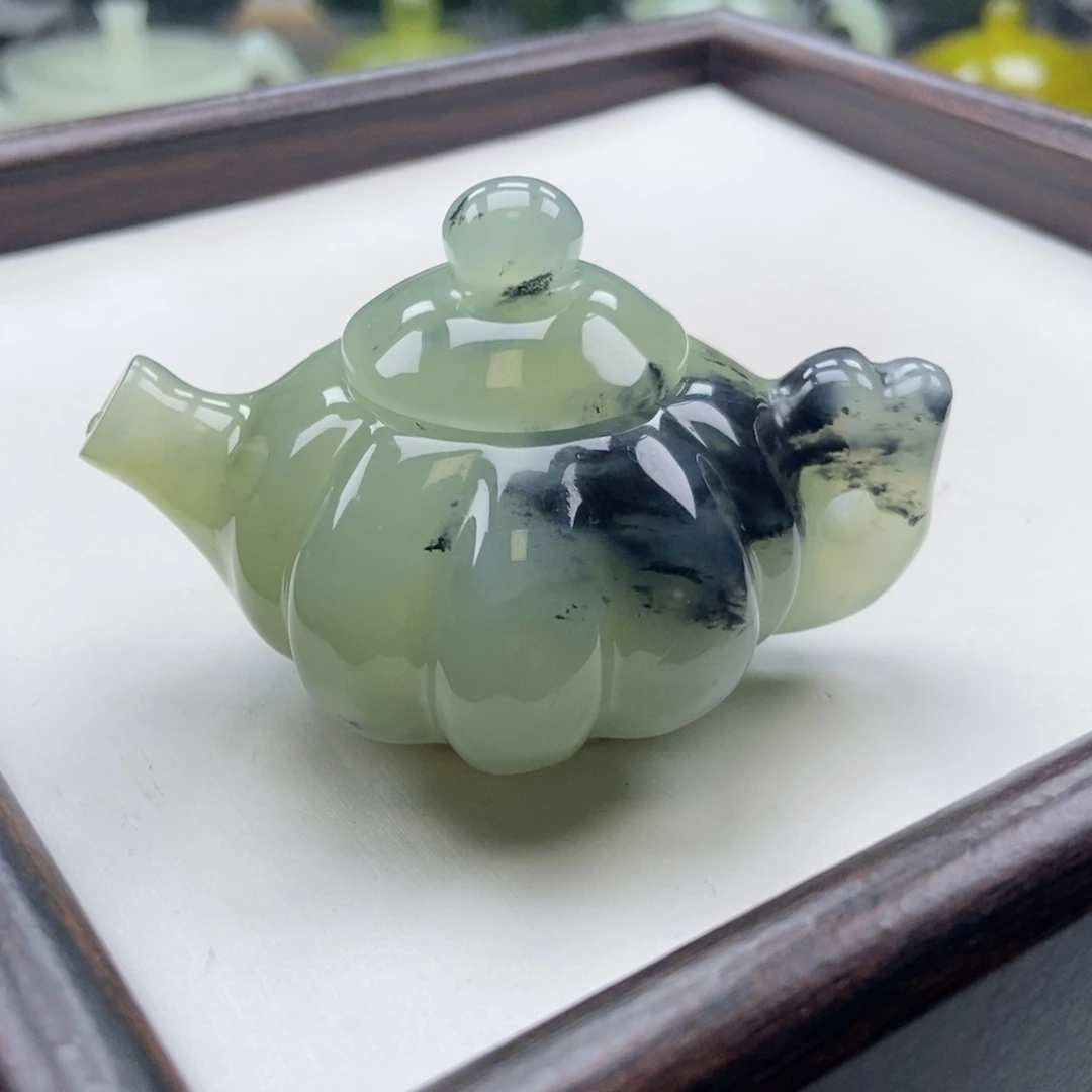 蛇纹石玉未镶嵌手把