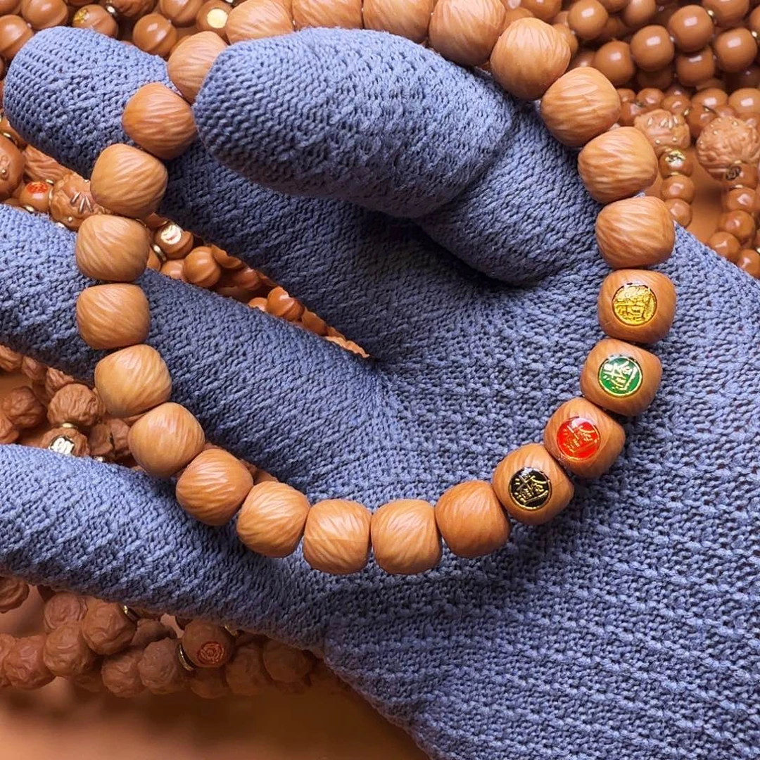 猴头核桃手串云锦10.全品