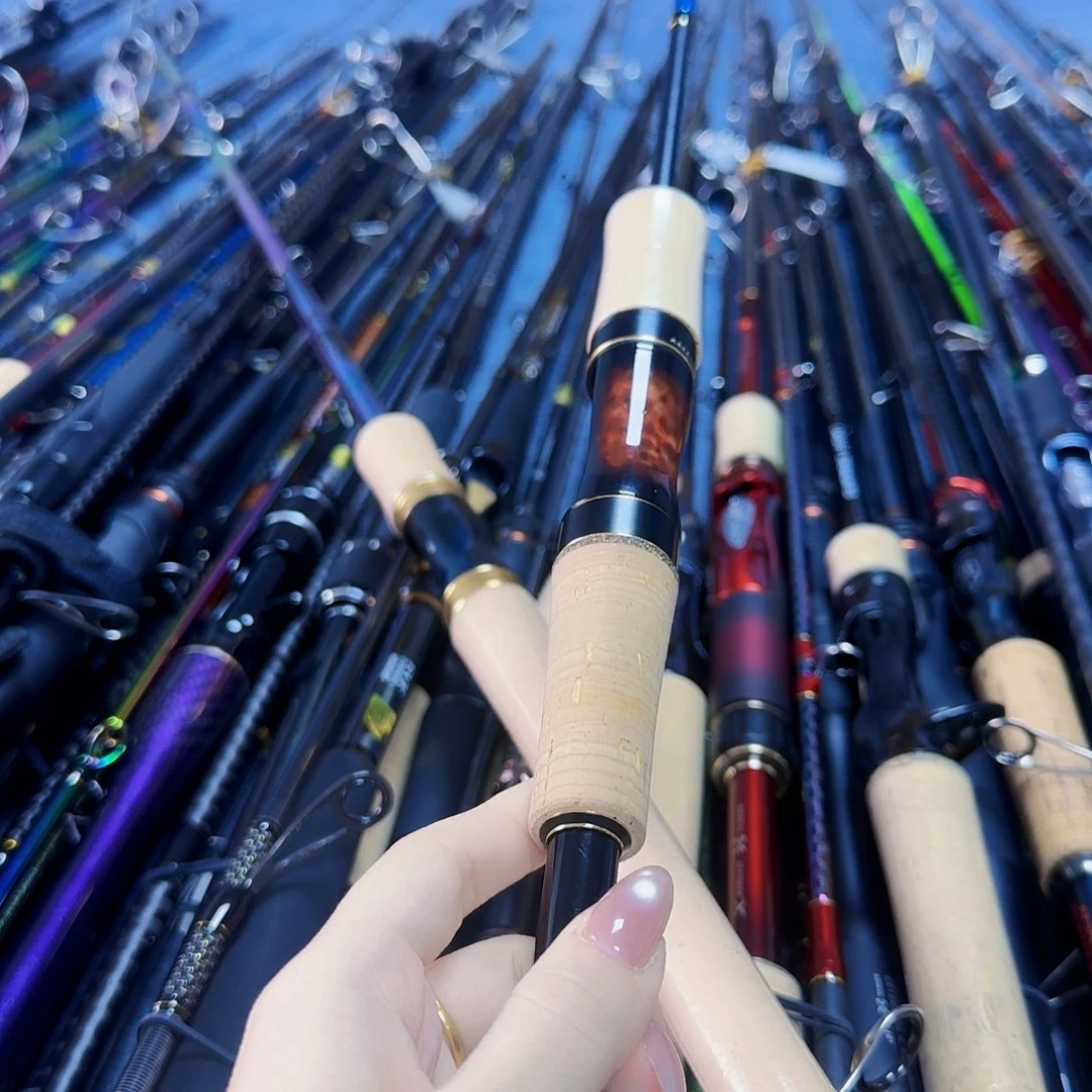 三***剑碳素3.8m路亚竿直柄杆链接