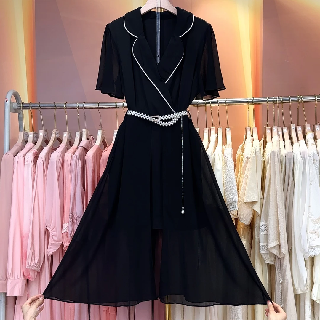 【RG029】2025新款女装设计师轻奢减龄连衣裙