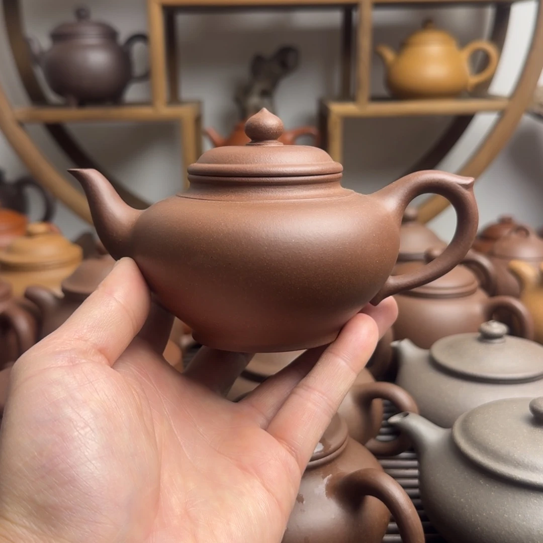 茶壶紫砂笑樱280cc台西嫩底槽清