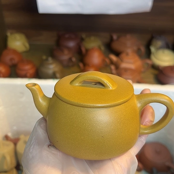 紫砂茶壶宜兴紫砂壶黄金段150