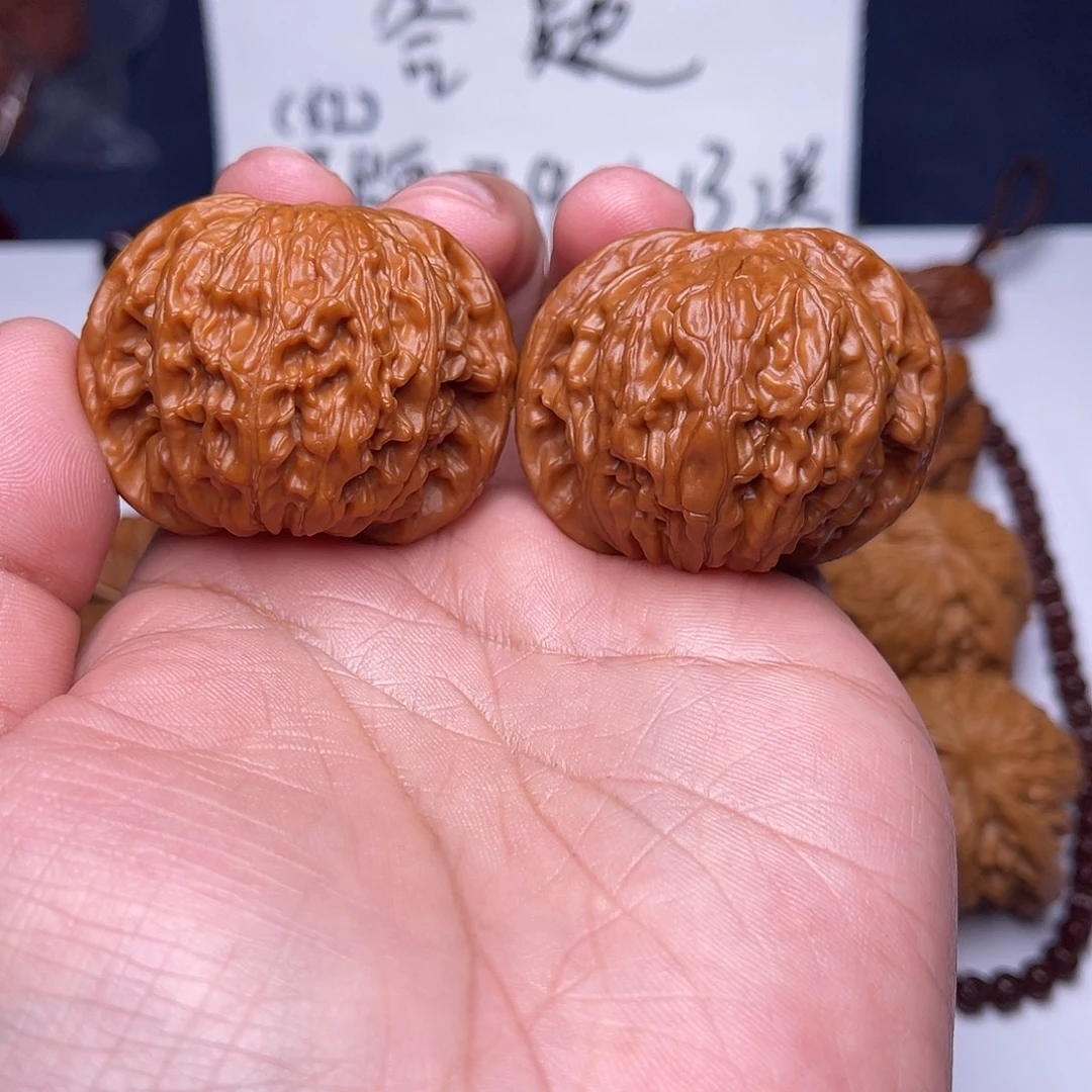 把件文玩核桃43磨盘单只微修9-1