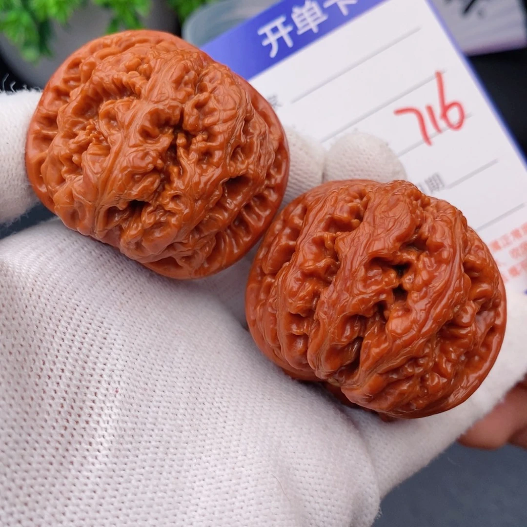 文玩核桃把件46粗筋716