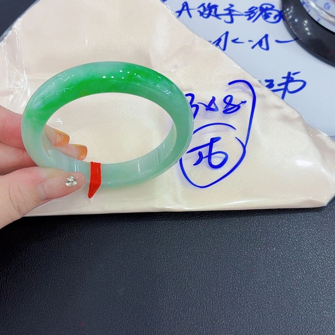 未镶嵌手镯翡翠天然缅甸翡翠手镯56