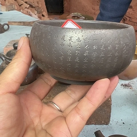 风***雨戬谷龙窑柴烧茶壶29