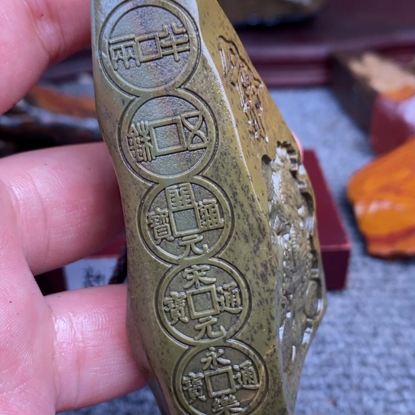 【闪购商品】原石雕刻手把件