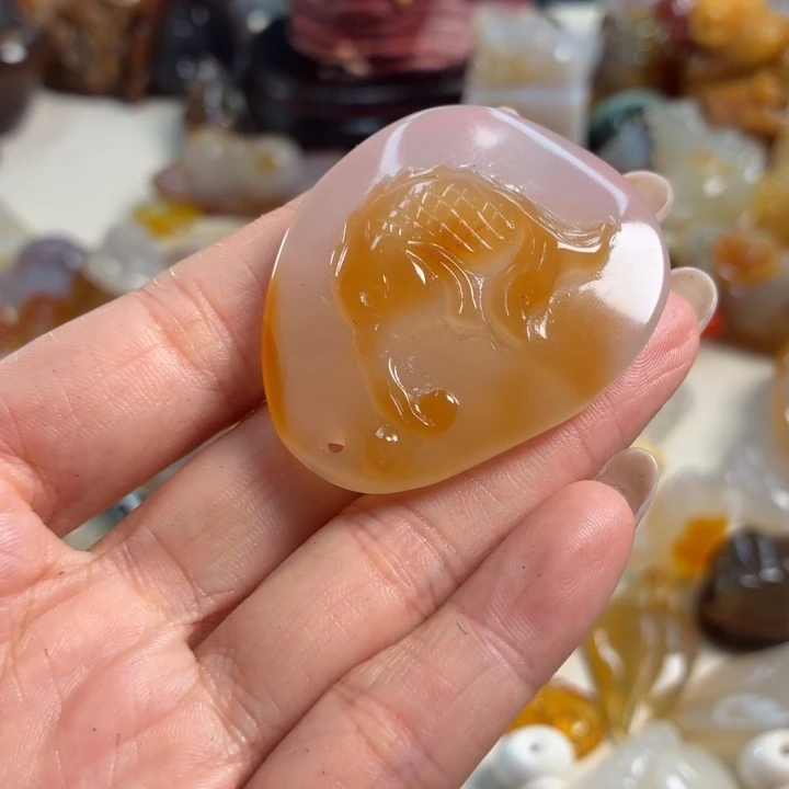 未镶嵌吊坠(不含链)玛瑙/玉髓