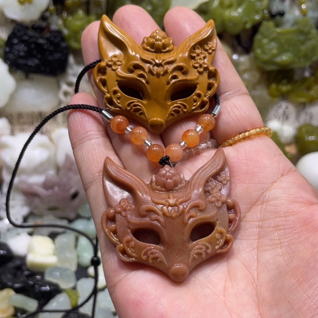 【闪购商品】岫玉颈饰未镶嵌四*天59吊坠